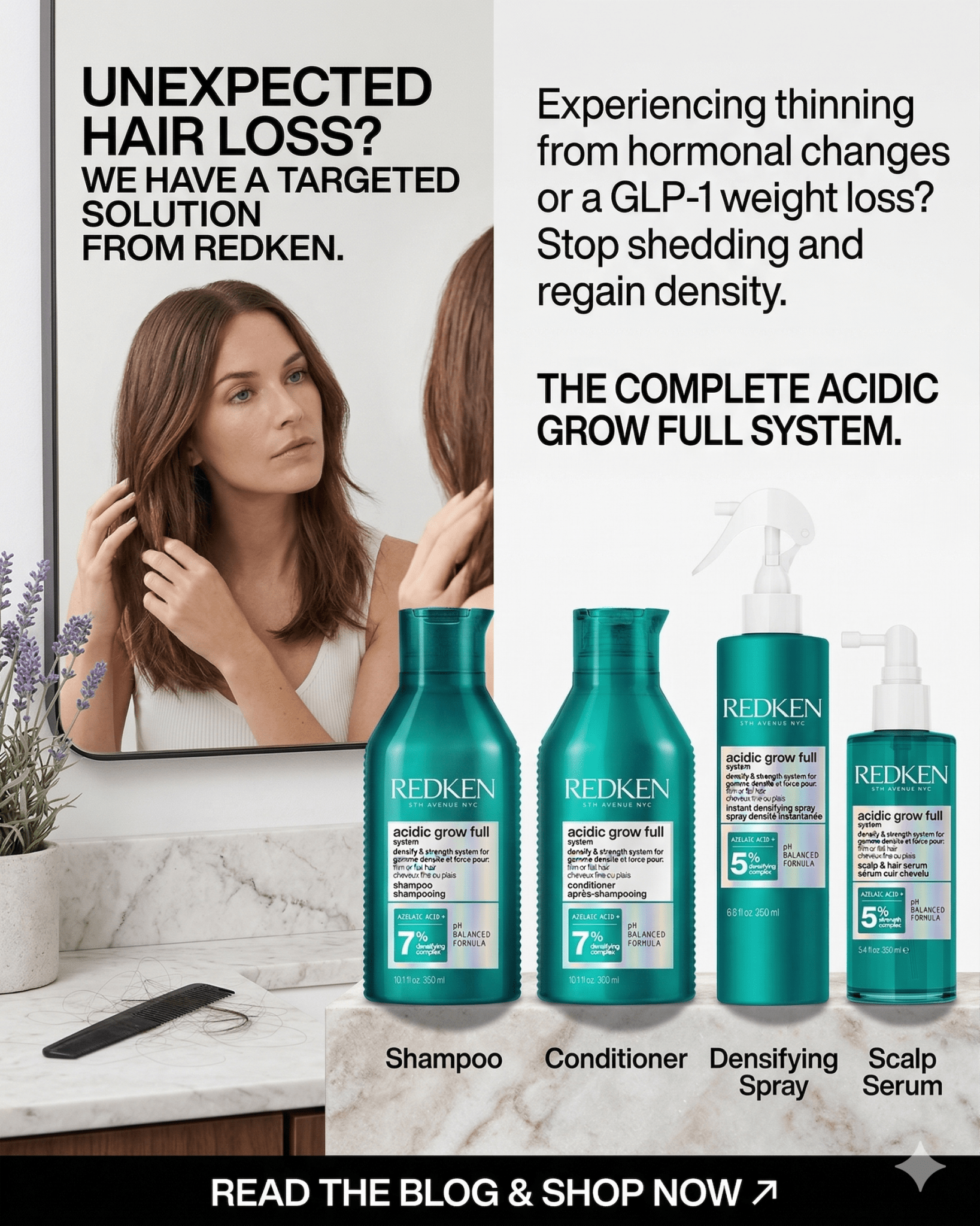 Navigating Unexpected Hair Loss After GLP-1 Weight Loss or Hormonal Changes - Lavender Hills Beauty