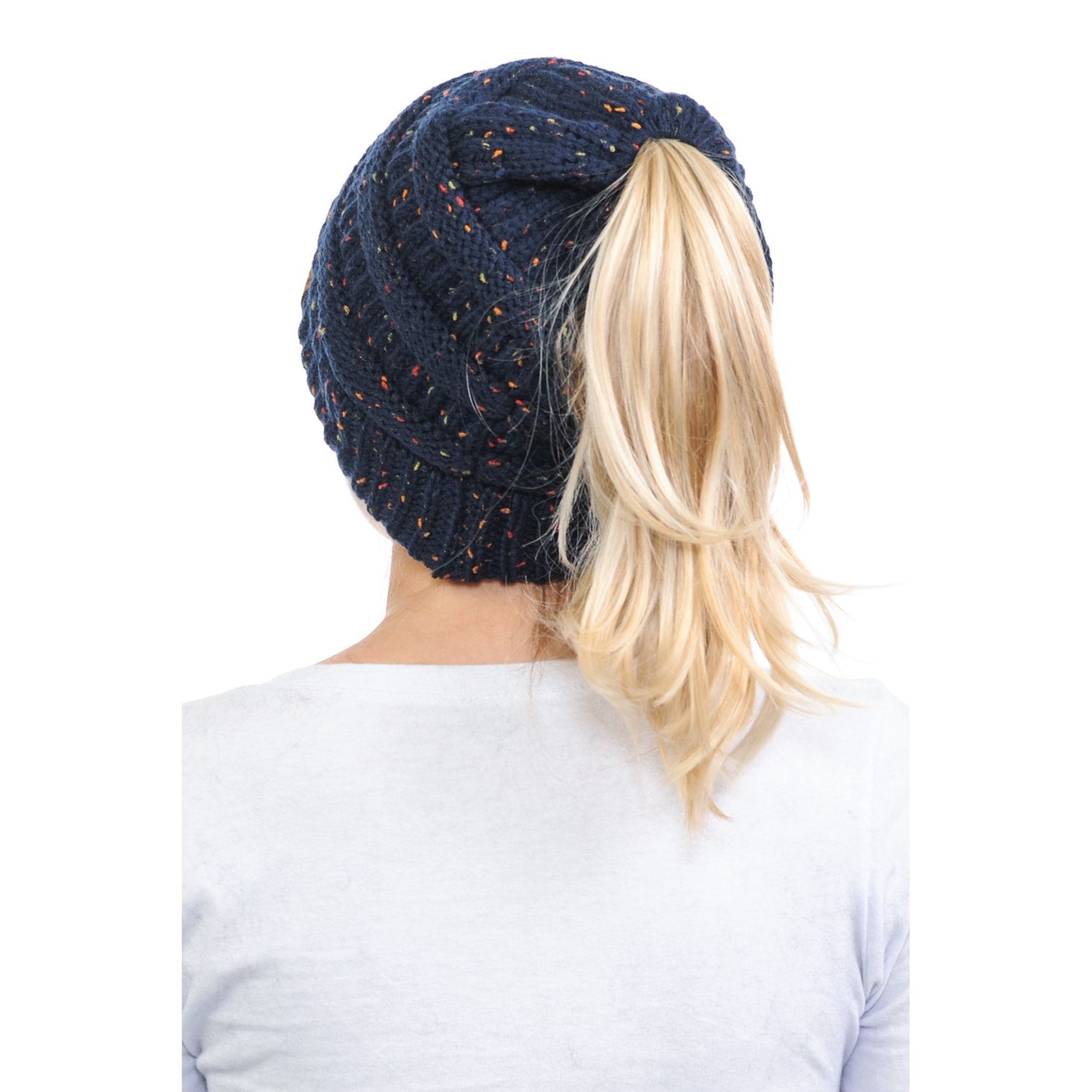 C.C Beanie Flecked Beanie Tail Hat