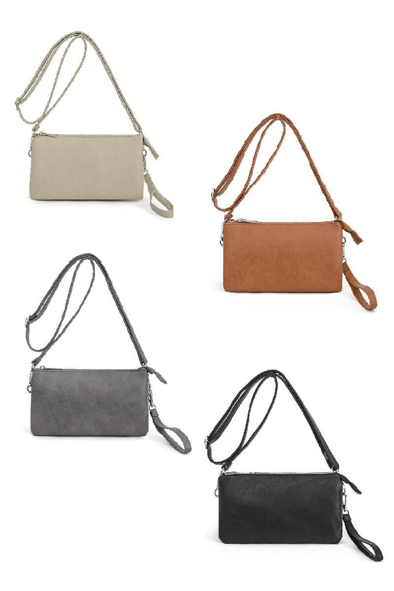 Trinity 3-in-1 Clutch Crossbody Purse - Lavender Hills BeautyLavender Hills BeautyU-222-ORCAM