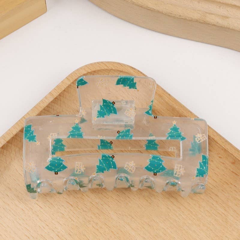 Christmas Holiday Hair Claw Clip - Lavender Hills BeautyJosslyn by Wall to Wall40H948-TRE