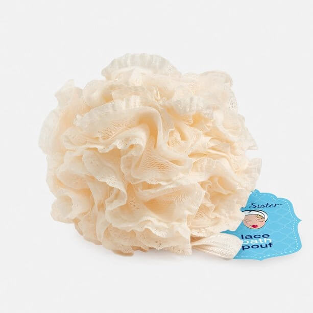 Vintage Lace Bath Pouf Loofah - Lavender Hills BeautyLavender Hills Beauty1117MMS - 1