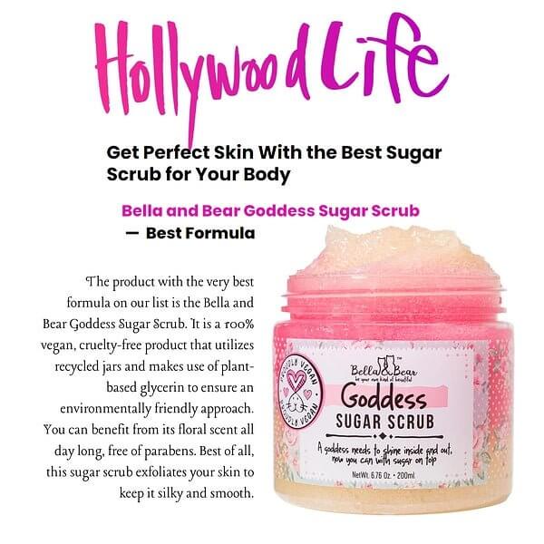 Bella & Bear Goddess Sugar Scrub Body Wash - Lavender Hills BeautyBella & BearLD19SCB200G