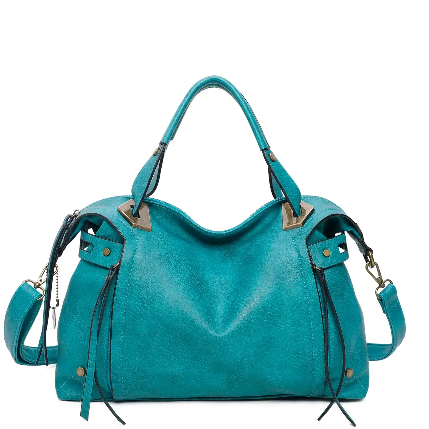 Ali Satchel Handbag Purse - Teal