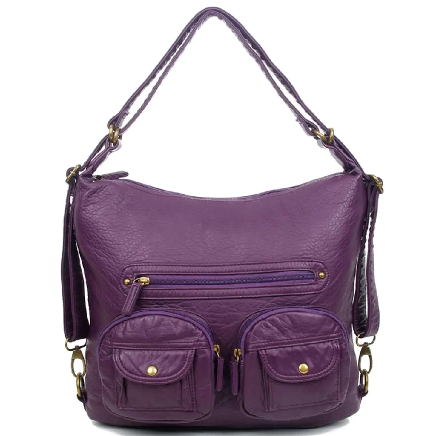 Andee Convertible Crossbody Backpack - Lavender Hills BeautyAmpere Creations