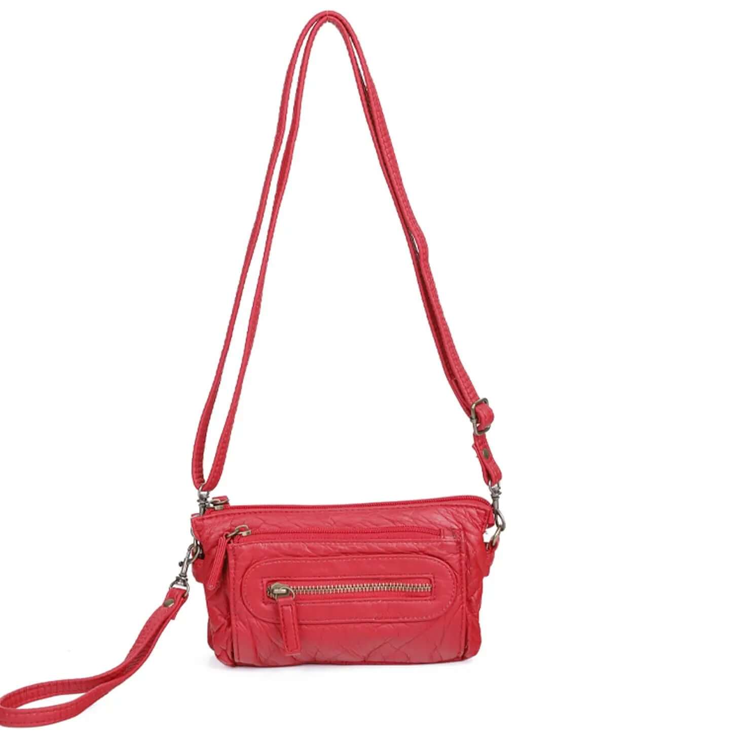 Anita Three Way Crossbody Wristlet Purse - Lavender Hills BeautyAmpere Creations