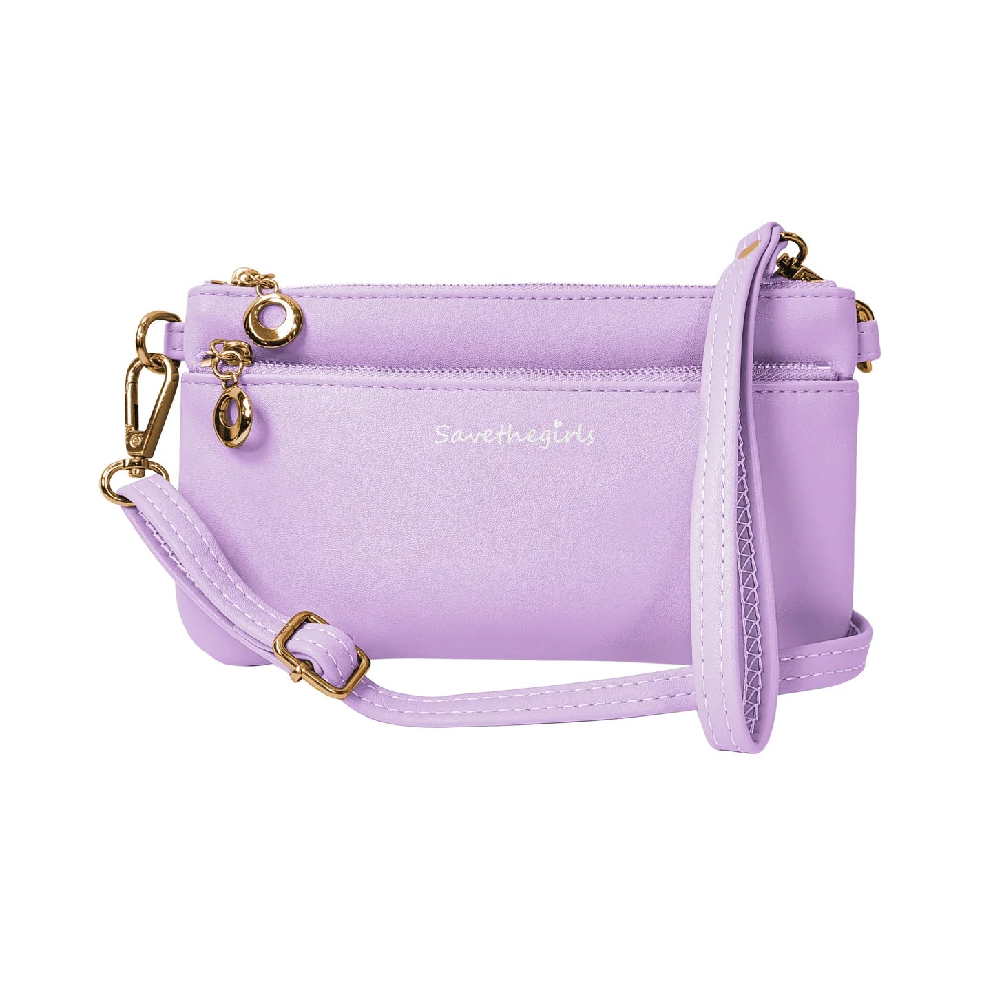 Bella RFID Touch Screen Crossbody Purse - Lavender Hills BeautySave The Girls