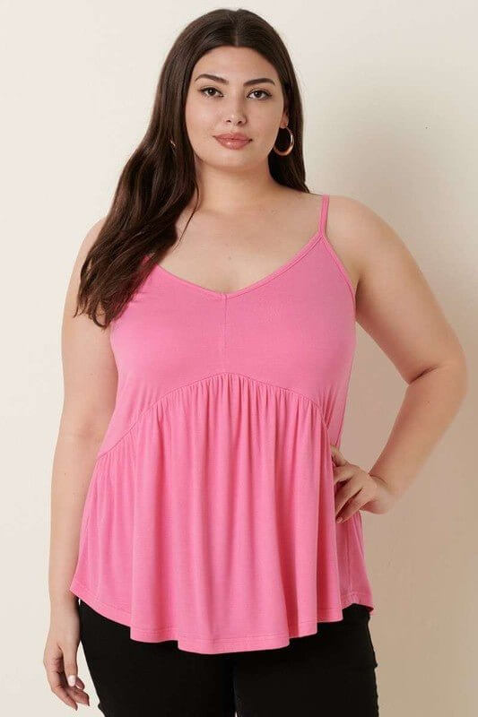Babydoll Swing Tank Top - Lavender Hills BeautyMittoshop
