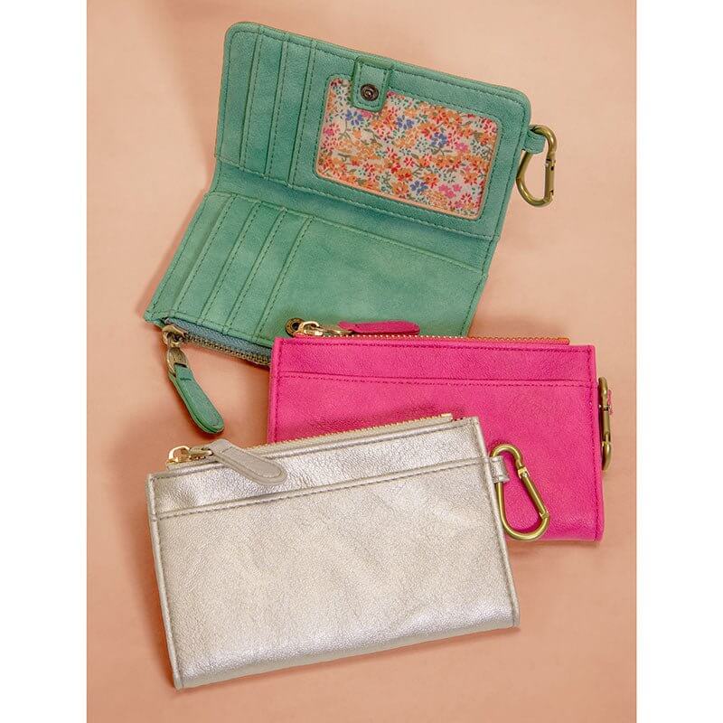 Bobbi Bi-fold Wallet with Carabiner - Lavender Hills BeautyJoy SusanL8213-06