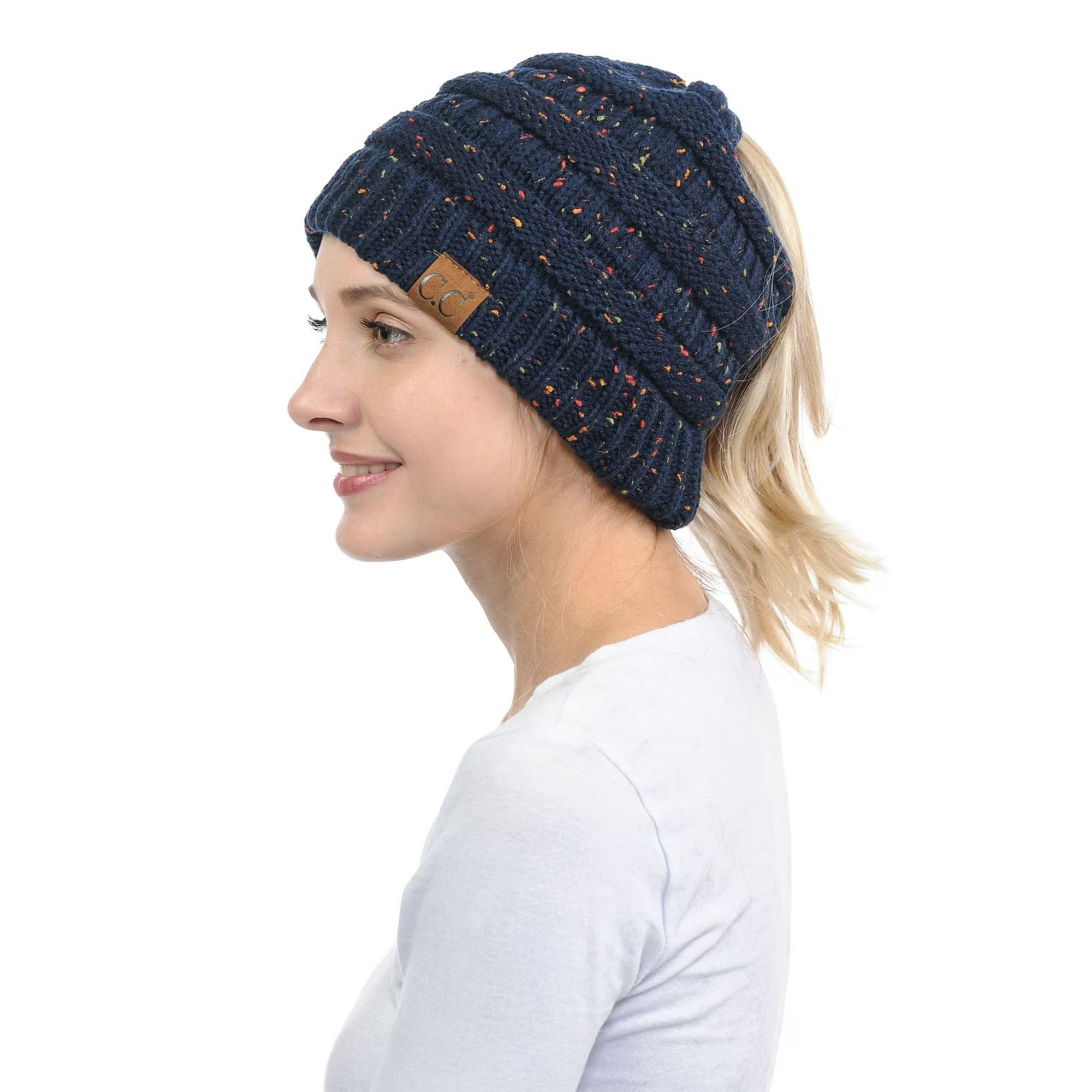 C.C Beanie Flecked Beanie Tail Hat