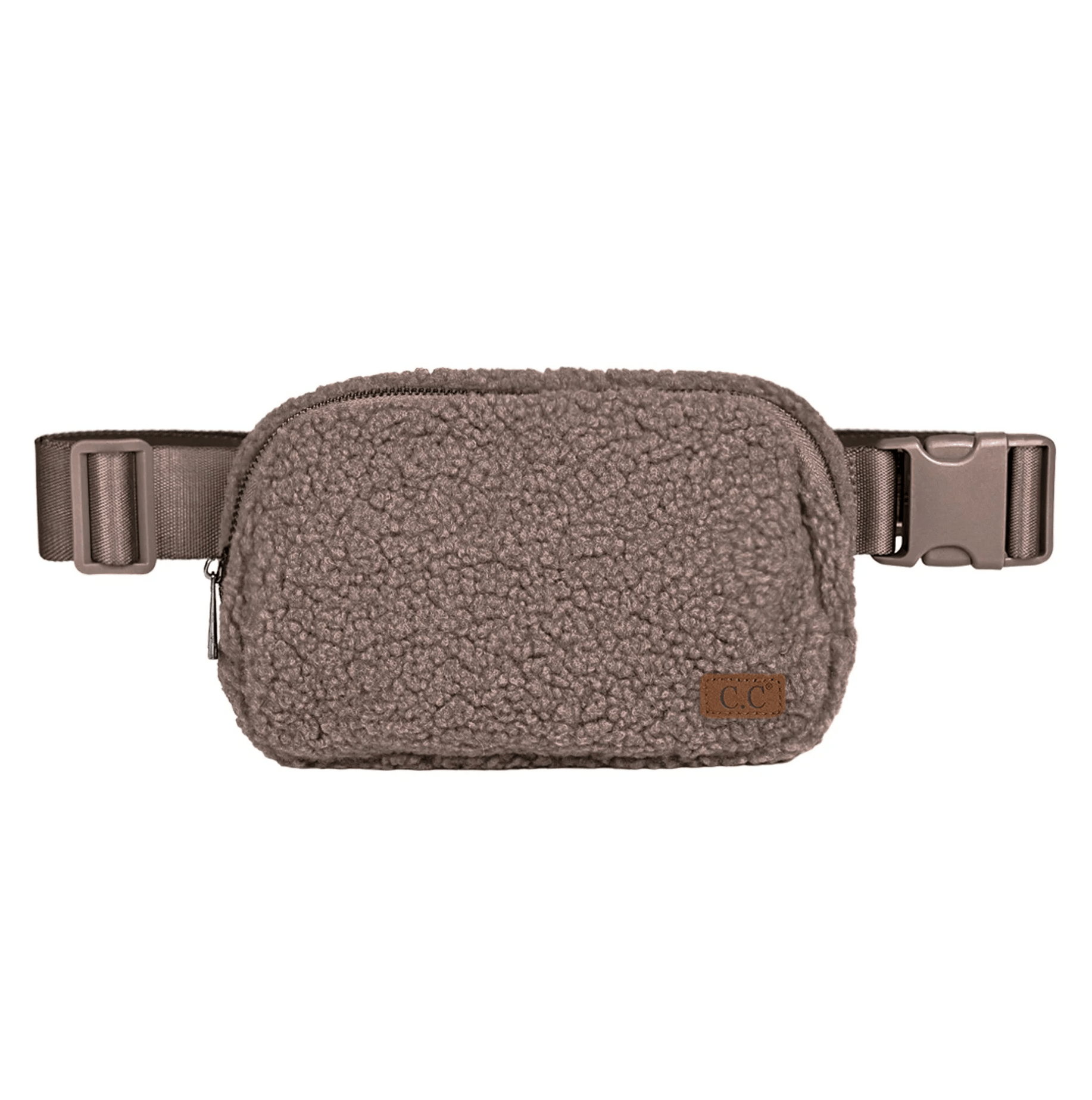 C.C Women's Sherpa Belt Bag - Lavender Hills BeautyC.C BeanieBGS0057TEL
