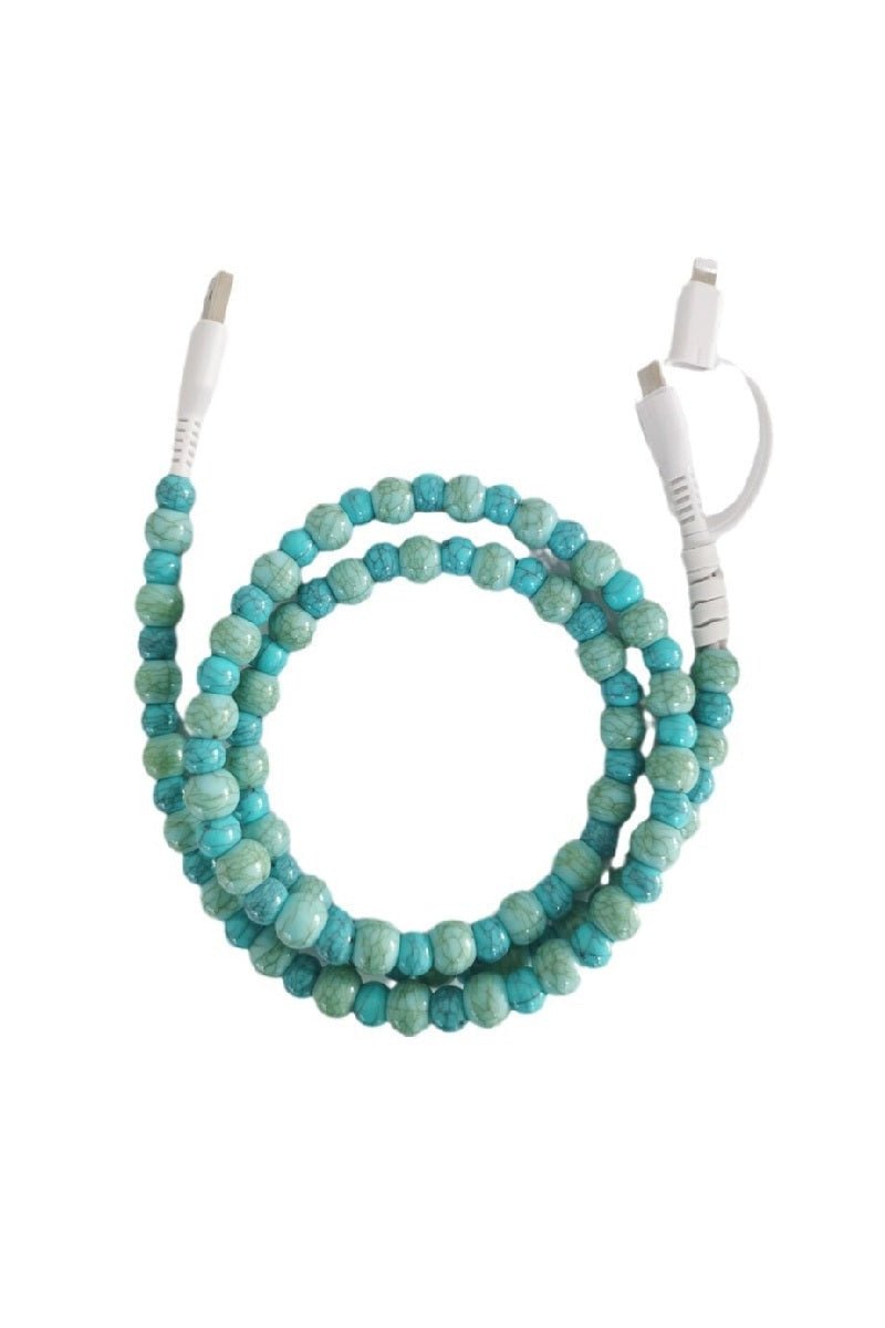 3 - in - 1 Fast Charging Cable – Universal USB - C & Lightning - Lavender Hills BeautyLavender Hills BeautyU-953B-1