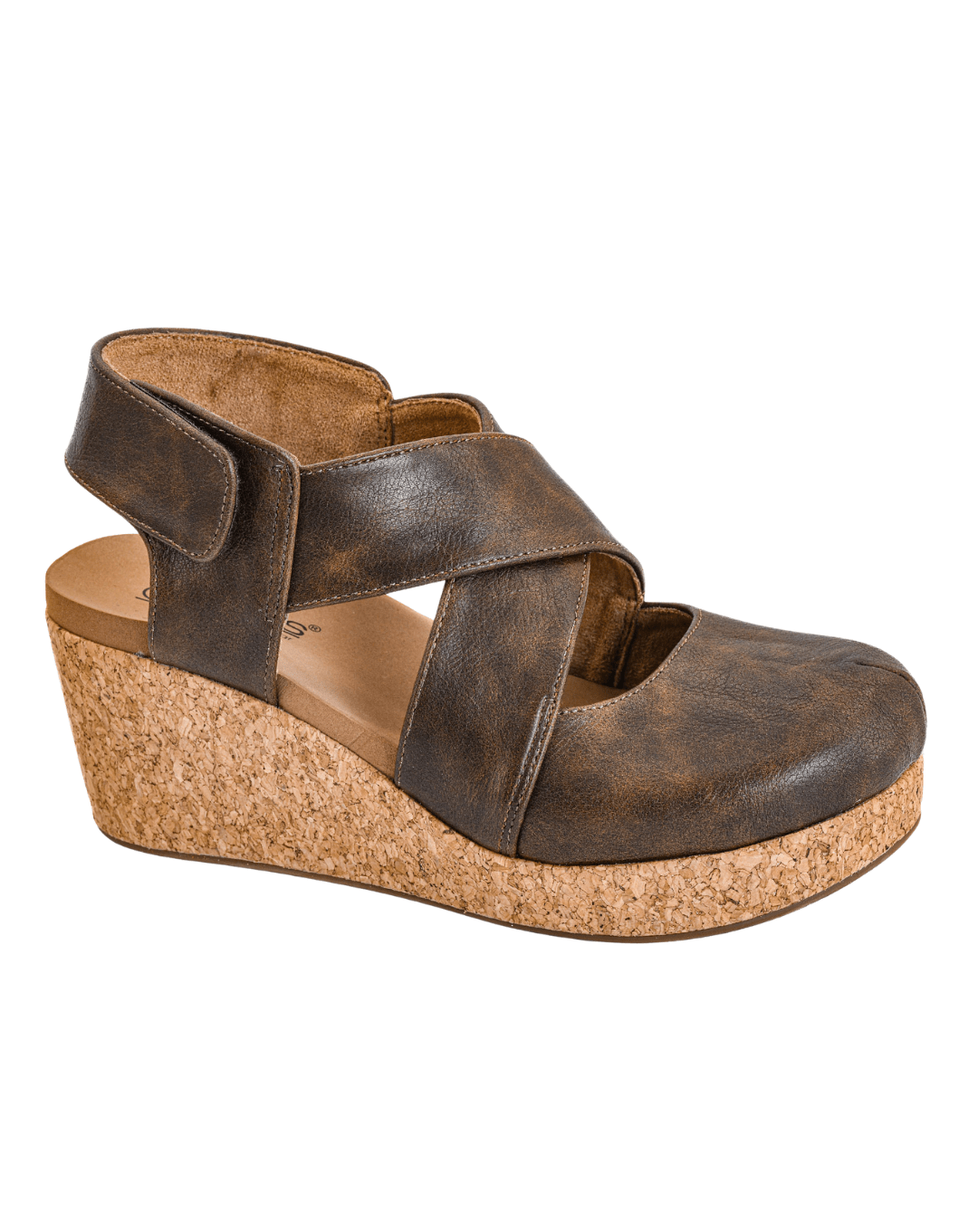 Corkys Footwear Case Closed Wedge Sandal - Chocolate - Lavender Hills BeautyCorkys Footwear10 - 0150 - CHOC - 6