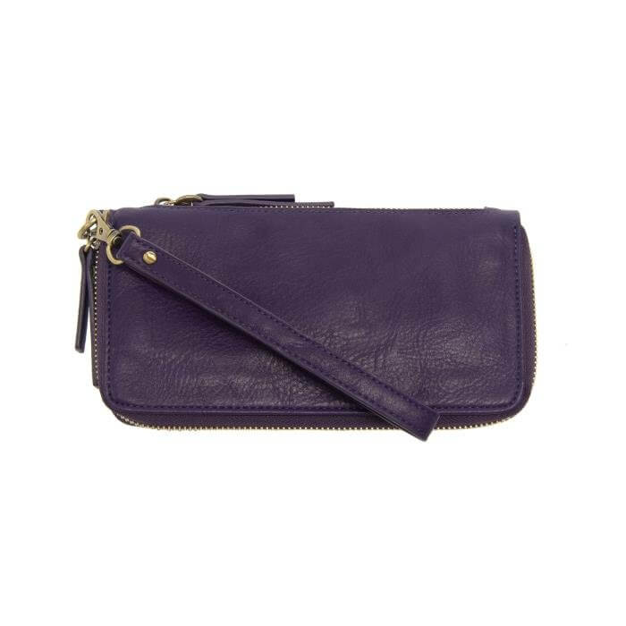 Zip Around Wallet Wristlet - Lavender Hills BeautyJoy SusanL8107 - 133