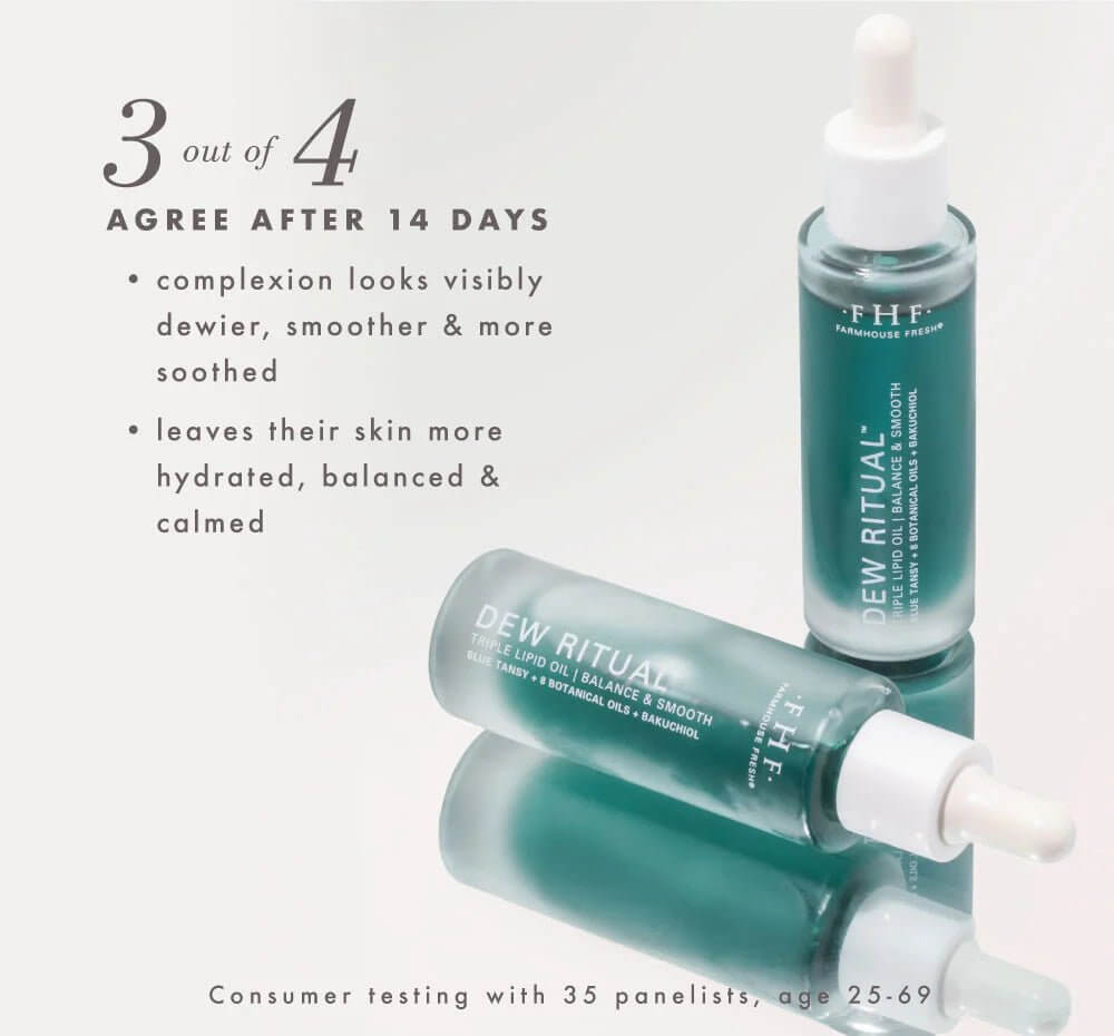 Dew Ritual™ Triple Lipid Facial Oil - Lavender Hills BeautyFarmhouse Fresh13950