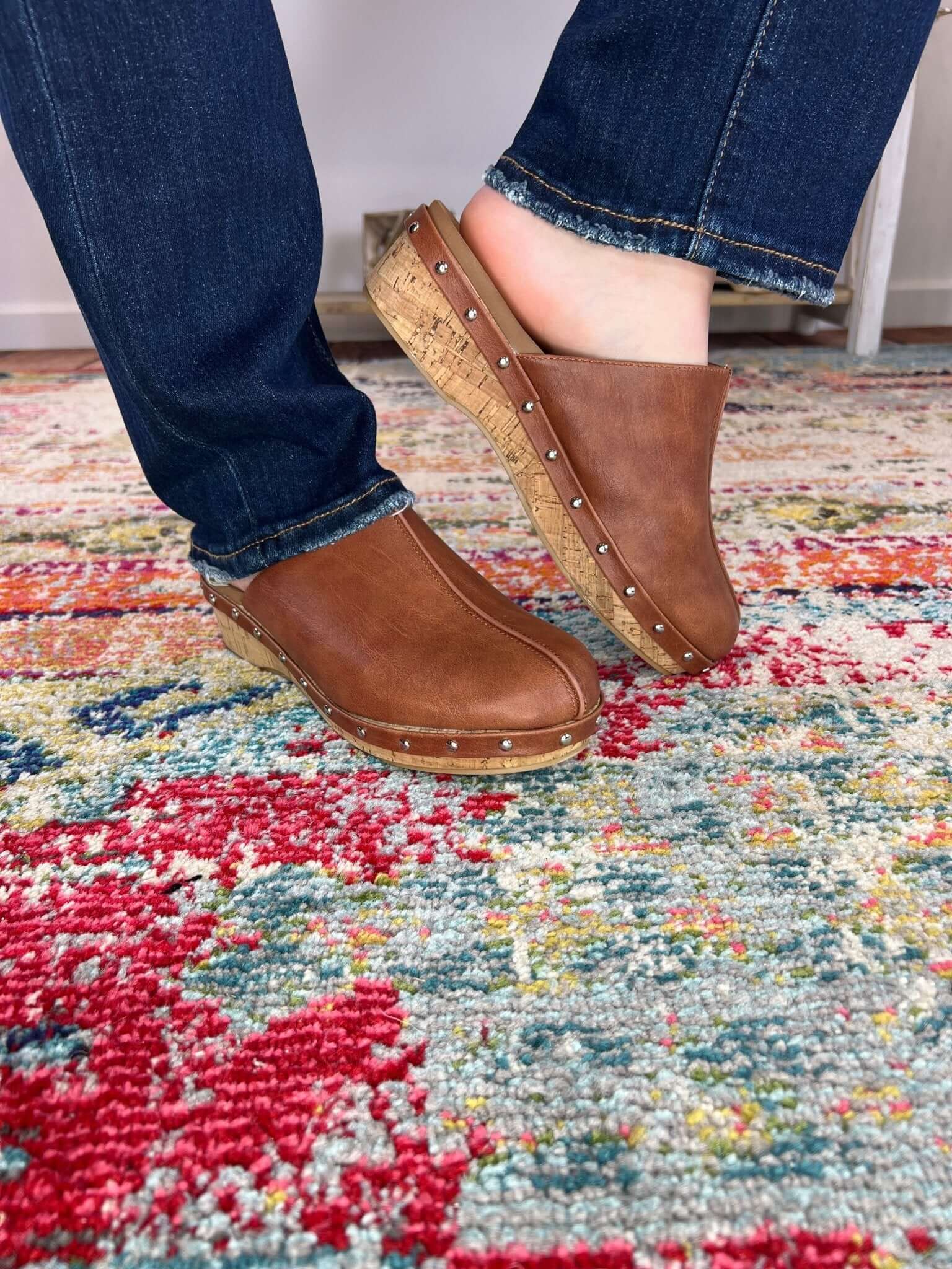 Corky's Footwear Newbie Clog Mule Shoes - Lavender Hills BeautyCorkys Footwear10 - 0083 - BLKT - 3
