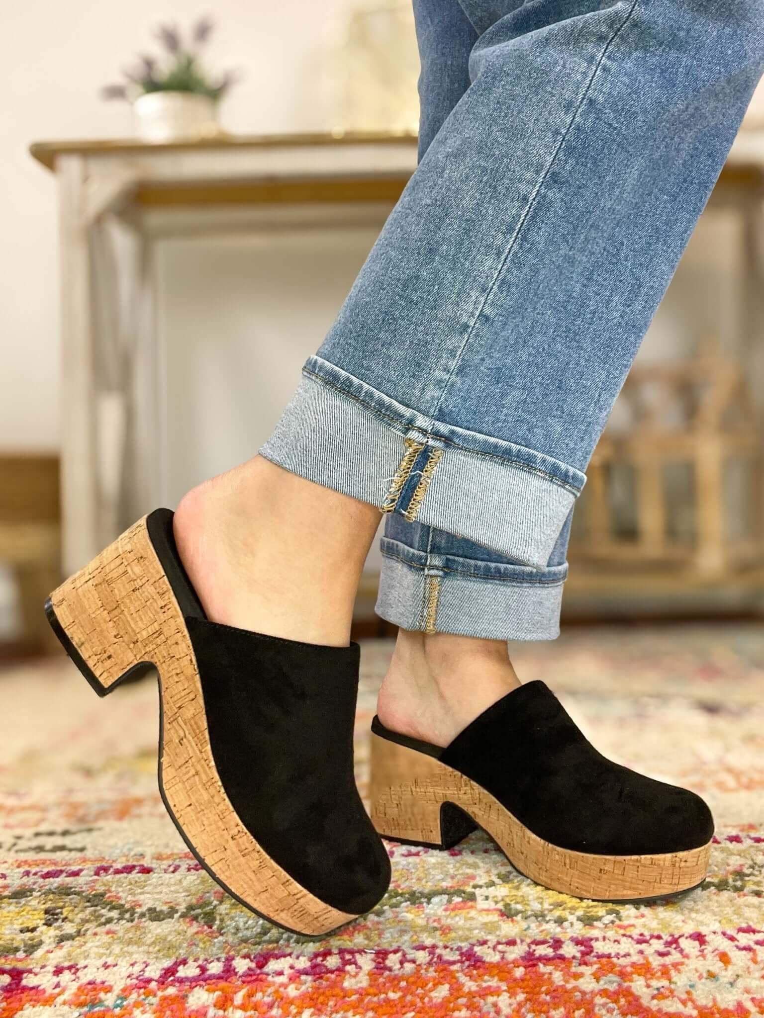 Corky's Footwear Watch Your Back Mule Clog Shoe - Black - Lavender Hills BeautyCorkys Footwear10 - 0147 - BKFS - 6