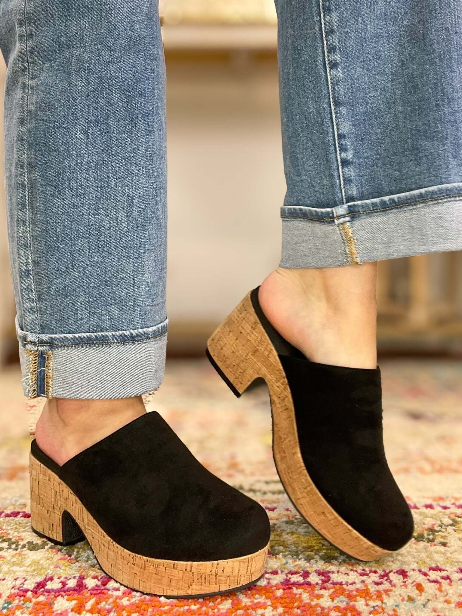 Corky's Footwear Watch Your Back Mule Clog Shoe - Black - Lavender Hills BeautyCorkys Footwear10 - 0147 - BKFS - 6