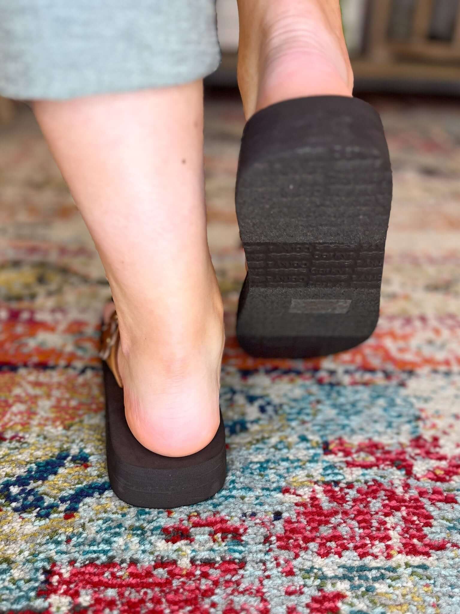 Corky's Footwear No Running Flip Flops - Cognac Flower - Lavender Hills BeautyCorkys Footwear41 - 0571 - COGN - 6