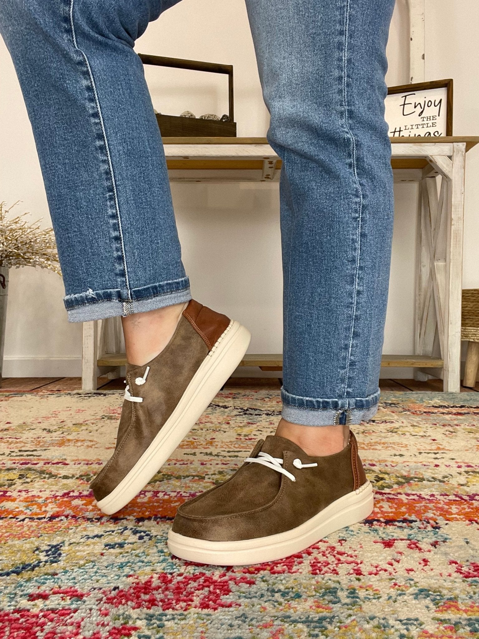 Corkys Footwear Kayak 2 Slip - on Sneaker Shoe - Tan Distressed - Lavender Hills BeautyCorkys Footwear10 - 0067 - TNDS - 6