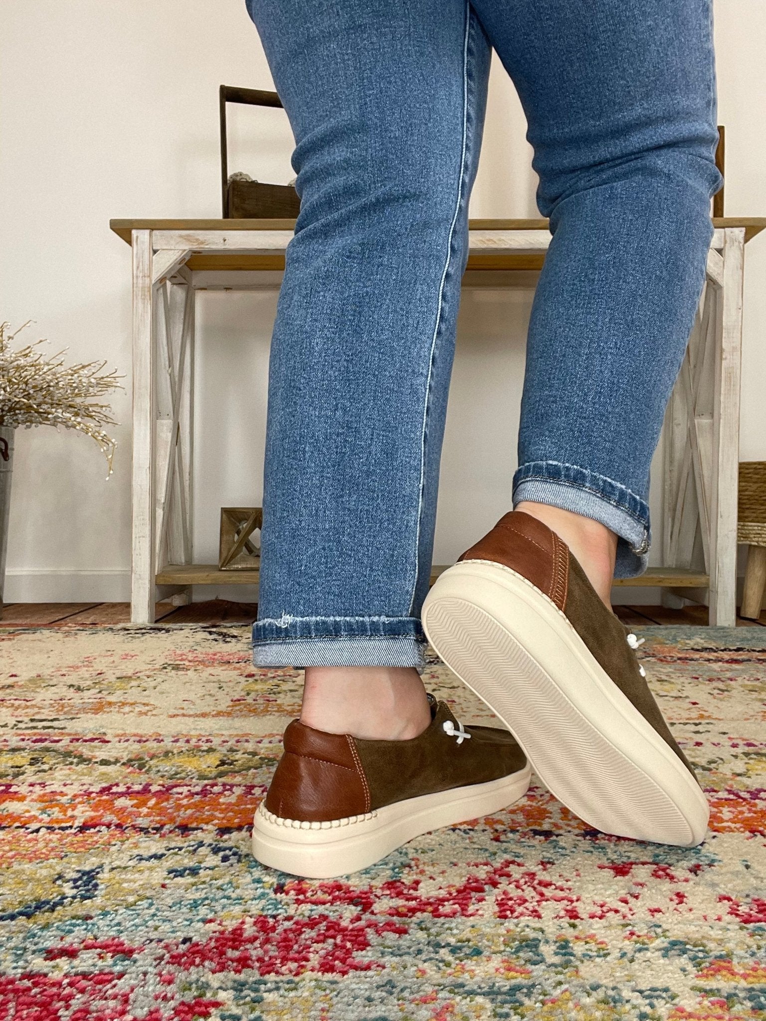 Corkys Footwear Kayak 2 Slip - on Sneaker Shoe - Tan Distressed - Lavender Hills BeautyCorkys Footwear10 - 0067 - TNDS - 6