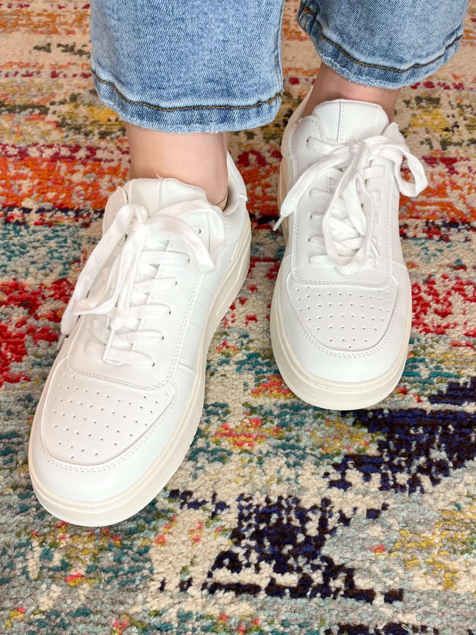 Corkys Pregame White Sneaker Tennis Shoes - Lavender Hills BeautyCorkys Footwear51 - 0173 - WHTE - R - 6