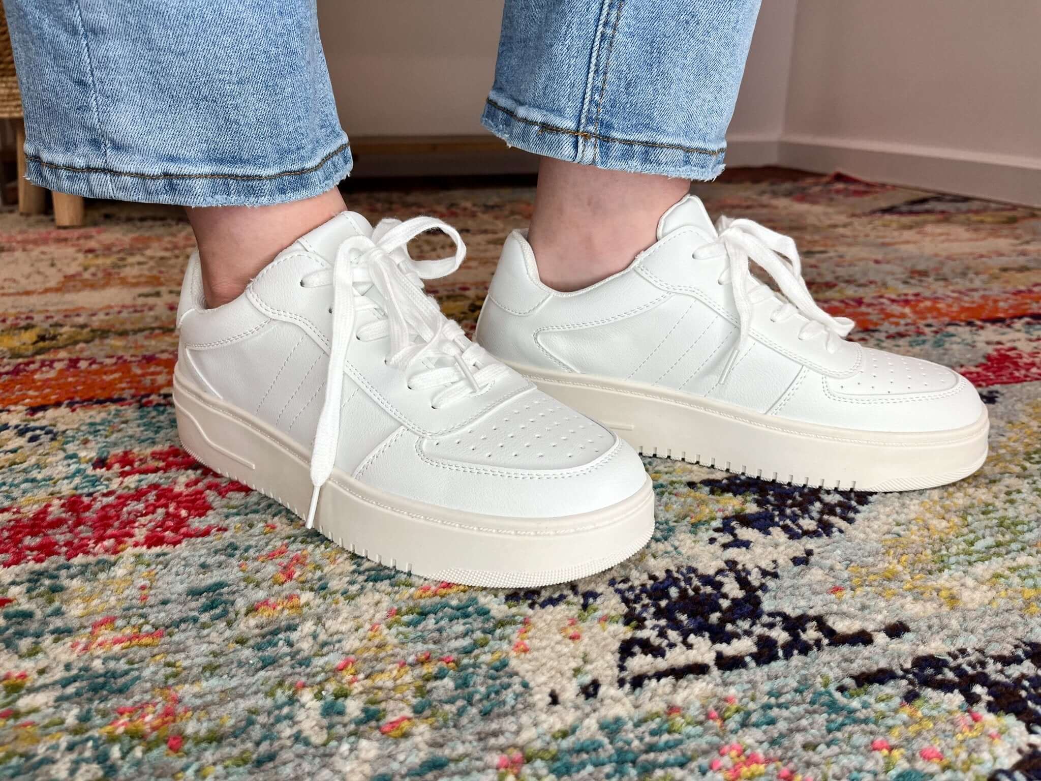 Corkys Pregame White Sneaker Tennis Shoes - Lavender Hills BeautyCorkys Footwear51 - 0173 - WHTE - R - 6