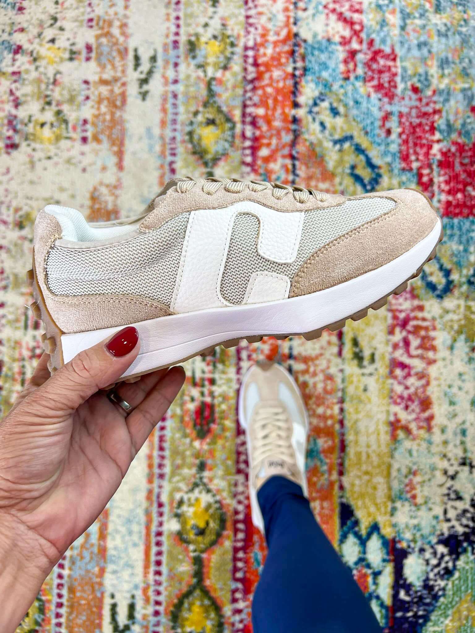 Corky's Your Welcome Sneaker Tennis Shoe - Lavender Hills BeautyCorkys Footwear51 - 0093 - NATL - 6