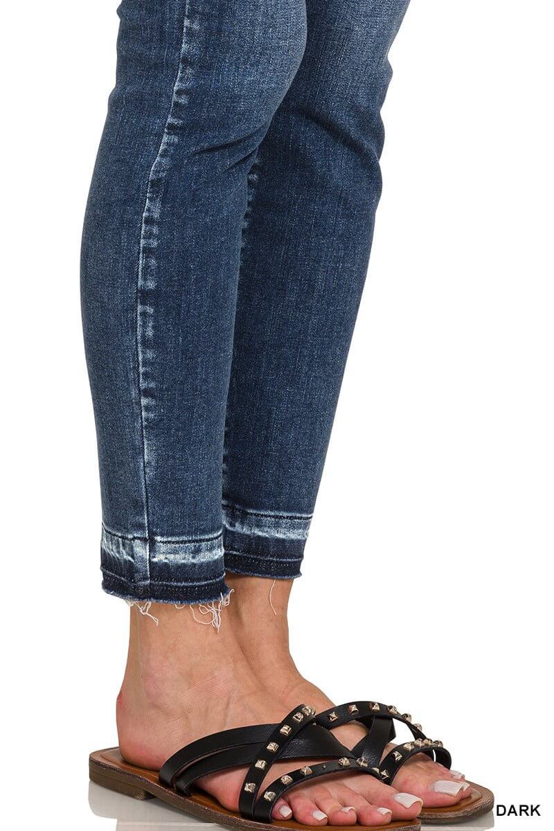 Kandi High Rise Skinny Crop Jean - Lavender Hills BeautyZenanaDTP-1780DD-24