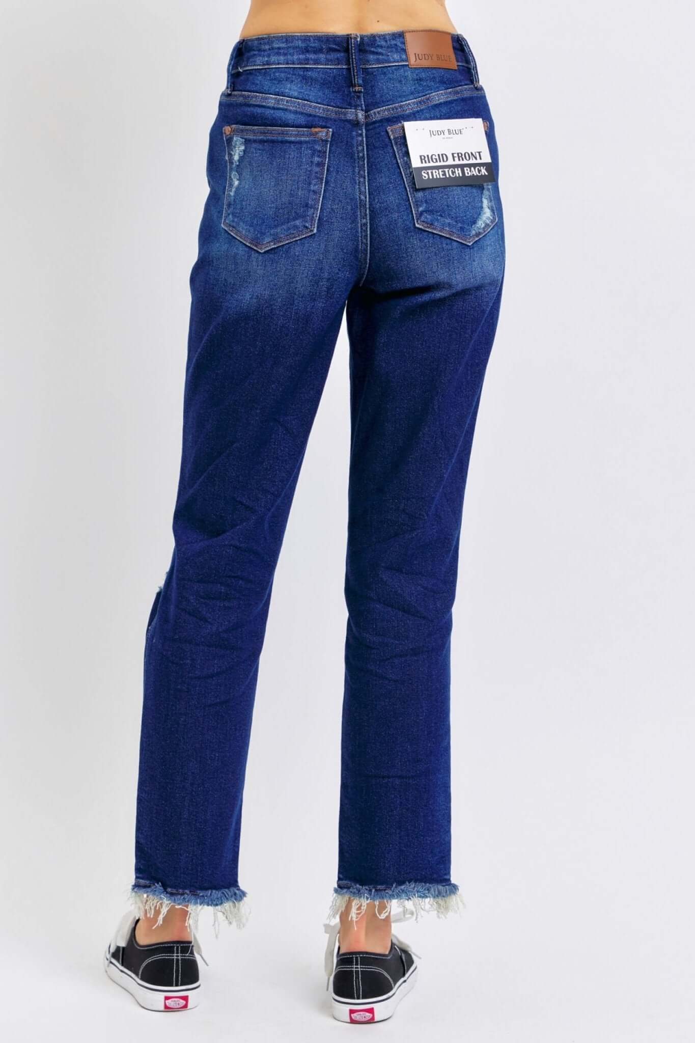 Judy Blue Rigid Magic Straight Distressed Jeans - Lavender Hills BeautyJudy Blue88819REG - 00
