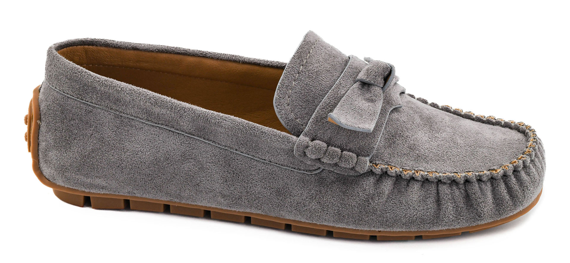 Corkys Footwear Driving Miss Daisy Loafer Moccasin Shoe - Grey - Lavender Hills BeautyCorkys Footwear10 - 0174 - GRFS - 6
