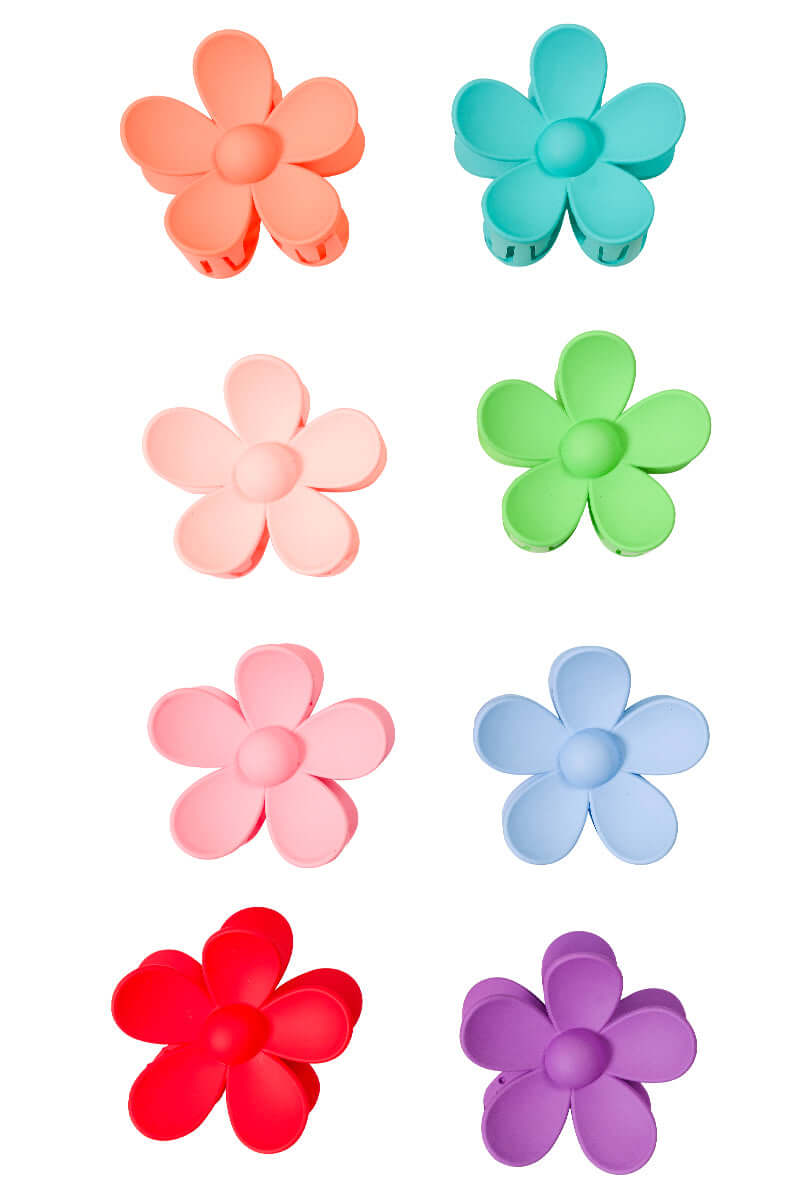 Flower Hair Claw Clip - 3 inch Lavender Hills Beauty