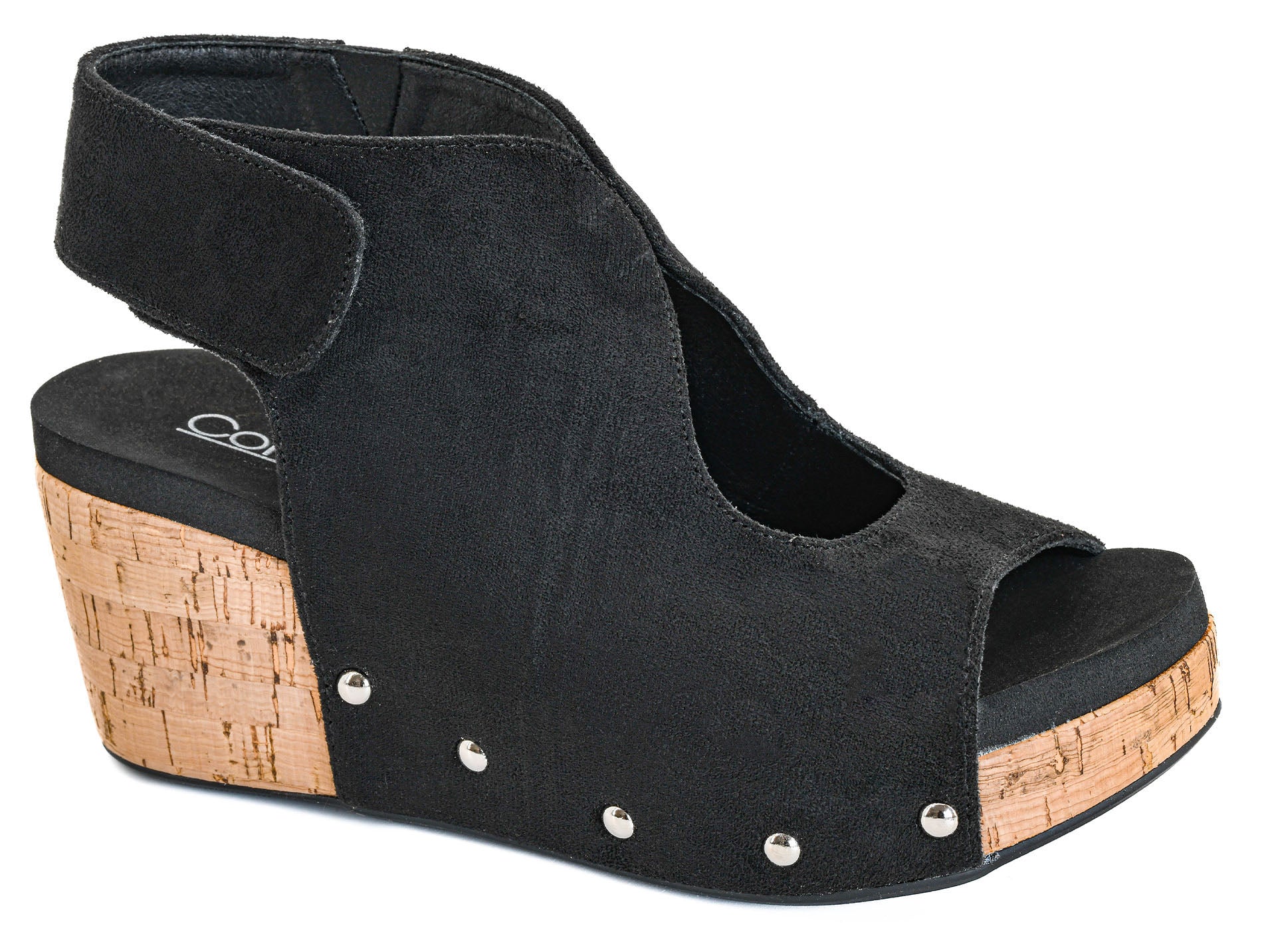Corkys Footwear Frisky Wedge Sandal - Black - Lavender Hills BeautyCorkys Footwear41 - 0356 - BKFS - 6