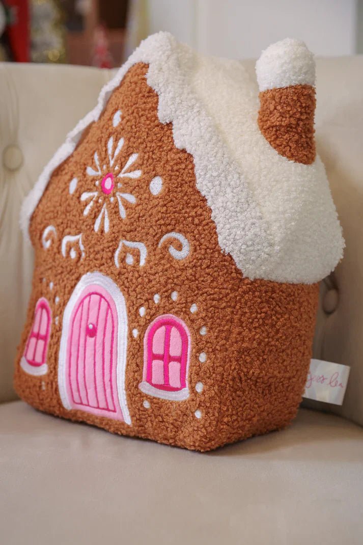Gingerbread House Pillow - Lavender Hills BeautyJess Lea25090063-OS