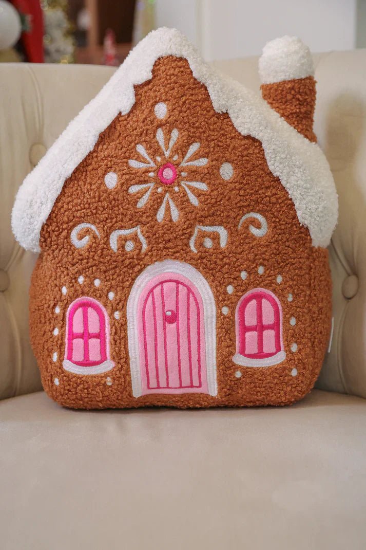 Gingerbread House Pillow - Lavender Hills BeautyJess Lea25090063-OS