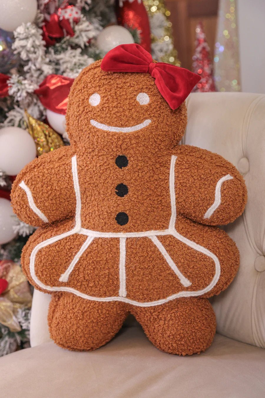 Ginny The Gingerbread Girl Pillow - Lavender Hills BeautyJess Lea25090062-OS