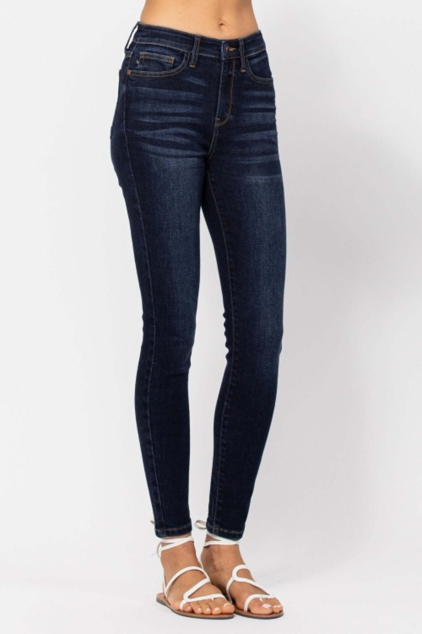 Judy Blue Classic Dark Wash High Rise Skinny Jeans - Lavender Hills BeautyJudy Blue82253REG - DK - 0(24)