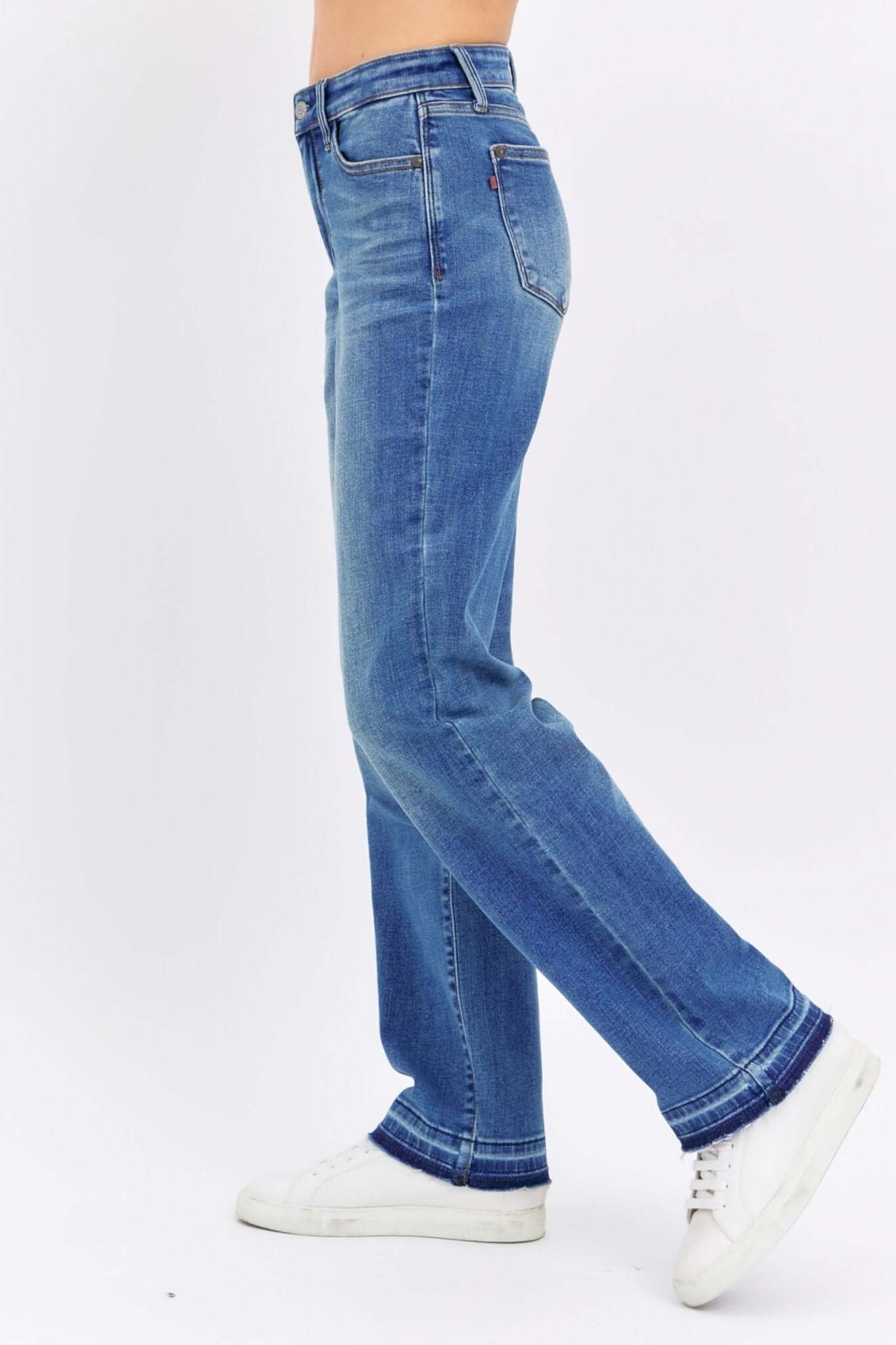 Judy Blue Glory Days Dad Mid - Rise Release Hem Jean - Lavender Hills BeautyJudy Blue82465REG - 1