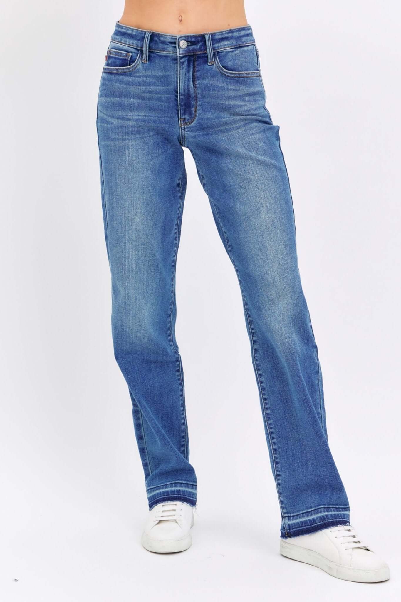 Judy Blue Glory Days Dad Mid - Rise Release Hem Jean - Lavender Hills BeautyJudy Blue82465REG - 1