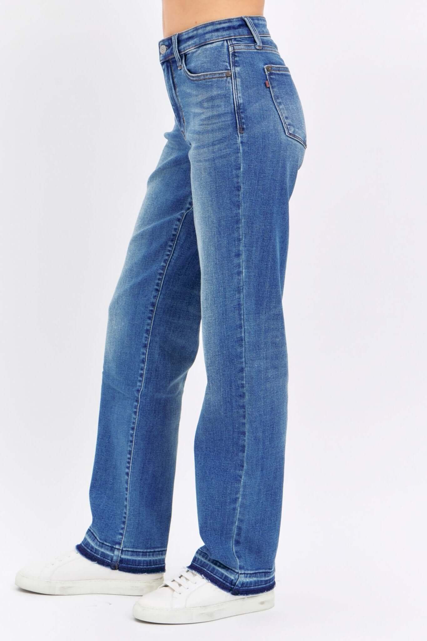 Judy Blue Glory Days Dad Mid - Rise Release Hem Jean - Lavender Hills BeautyJudy Blue82465REG - 1