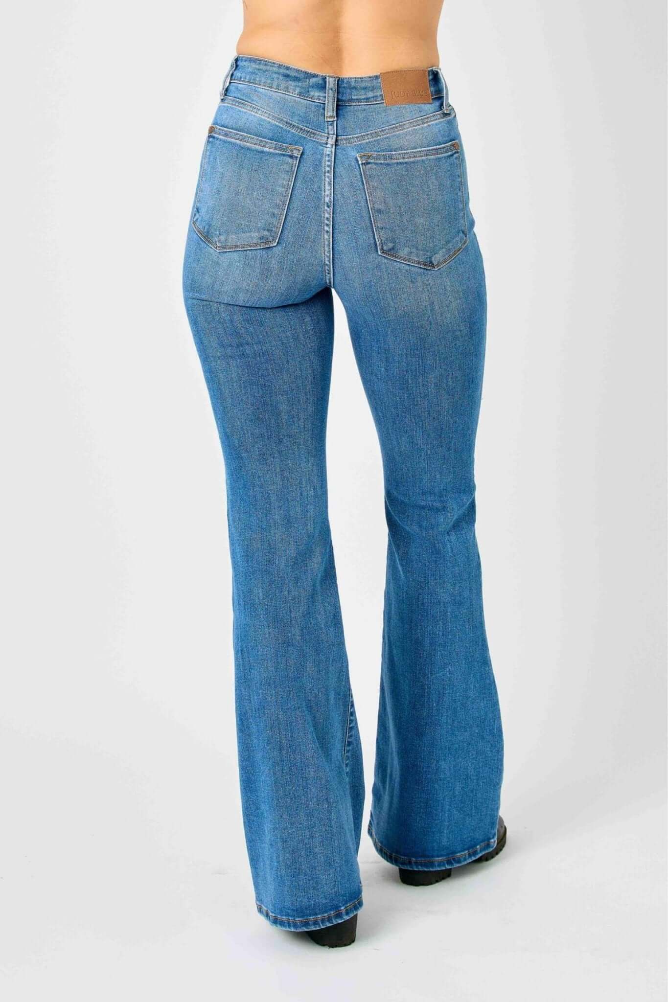 Judy Blue Harlow High Rise Mini Flare Jean - Lavender Hills BeautyJudy Blue82588REG - 03