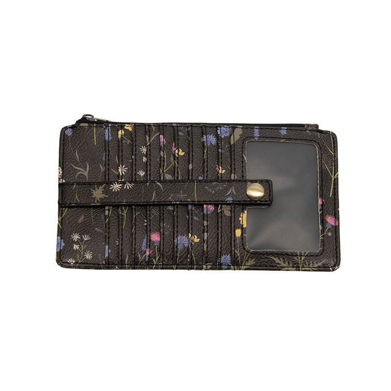 Kara Printed Slim Wallet - Lavender Hills BeautyJoy SusanL8217-00