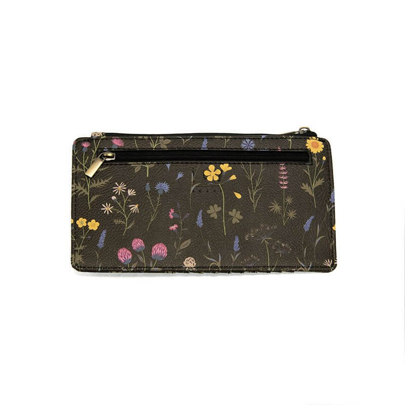 Kara Printed Slim Wallet - Lavender Hills BeautyJoy SusanL8217-16