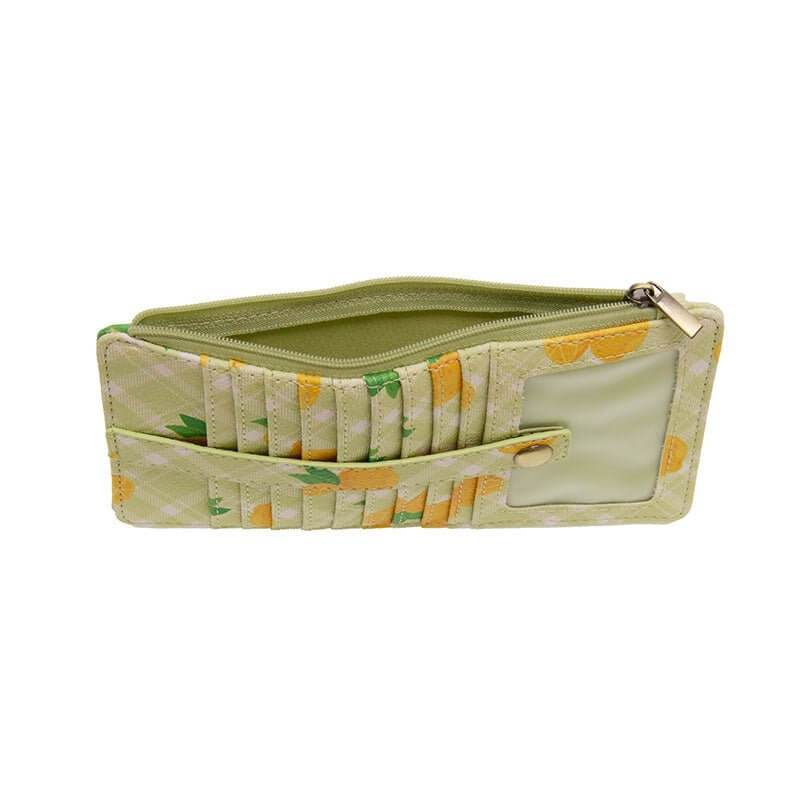 Kara Printed Slim Wallet - Lavender Hills BeautyJoy SusanL8217-16