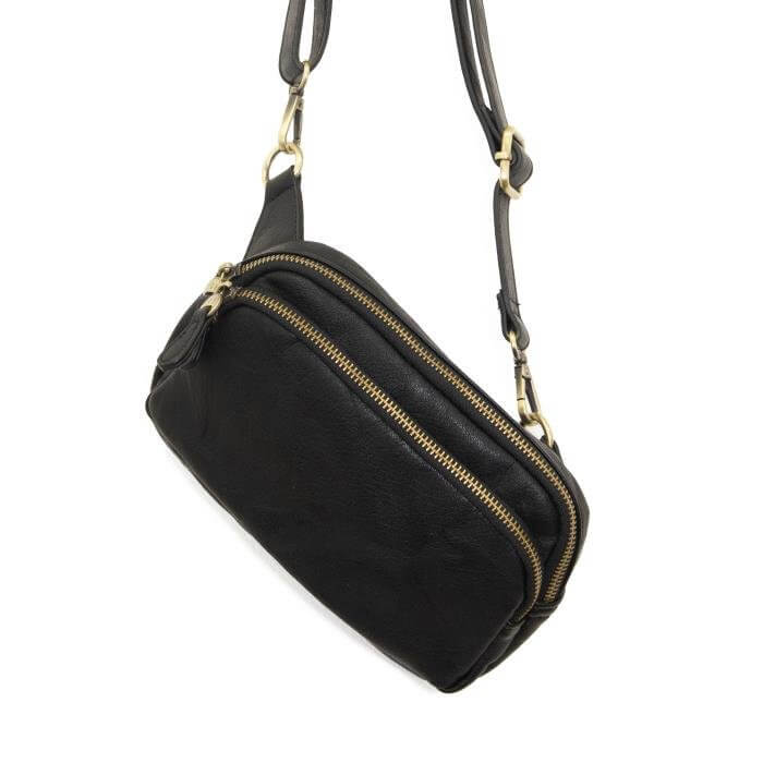 Kylie Double Zip Sling Belt Bag - Lavender Hills BeautyJoy SusanL8212 - 00