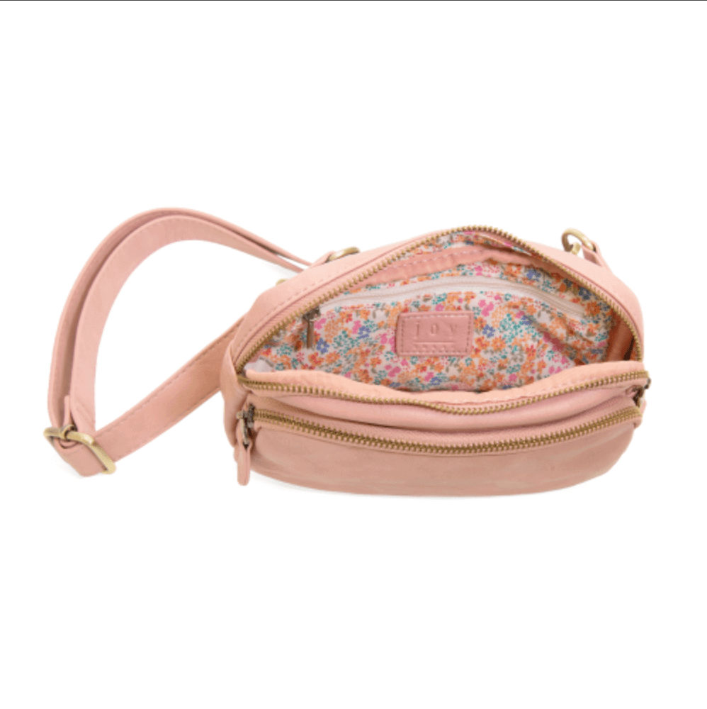 Kylie Double Zip Sling Belt Bag - Lavender Hills BeautyJoy SusanL8212 - 97