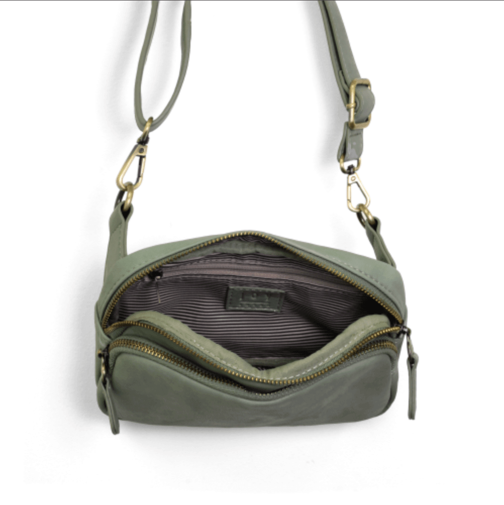 Kylie Double Zip Sling Belt Bag - Lavender Hills BeautyJoy SusanL8212 - 97