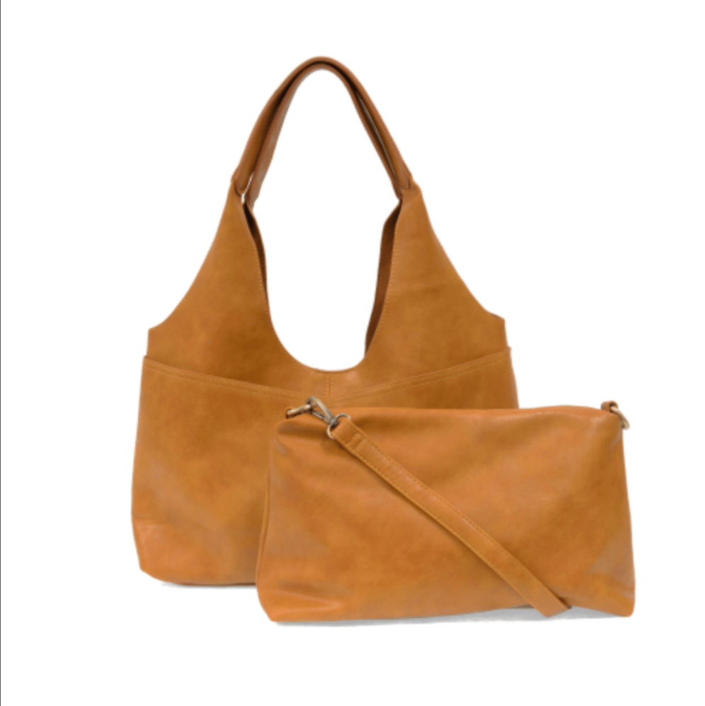 Val 4 - Pocket Hobo Bag With Removable Crossbody Purse Handbag - Lavender Hills BeautyJoy SusanL8137-05