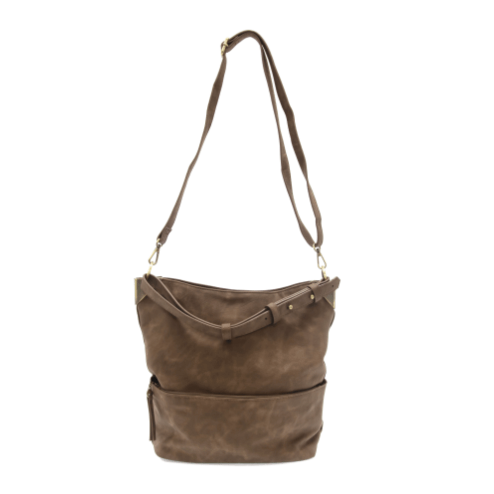 Darcy Zip Front Bucket Bag Purse - Lavender Hills BeautyJoy SusanL8183-00