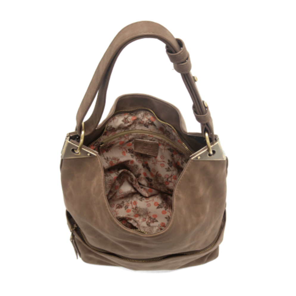 Darcy Zip Front Bucket Bag Purse - Lavender Hills BeautyJoy SusanL8183-00