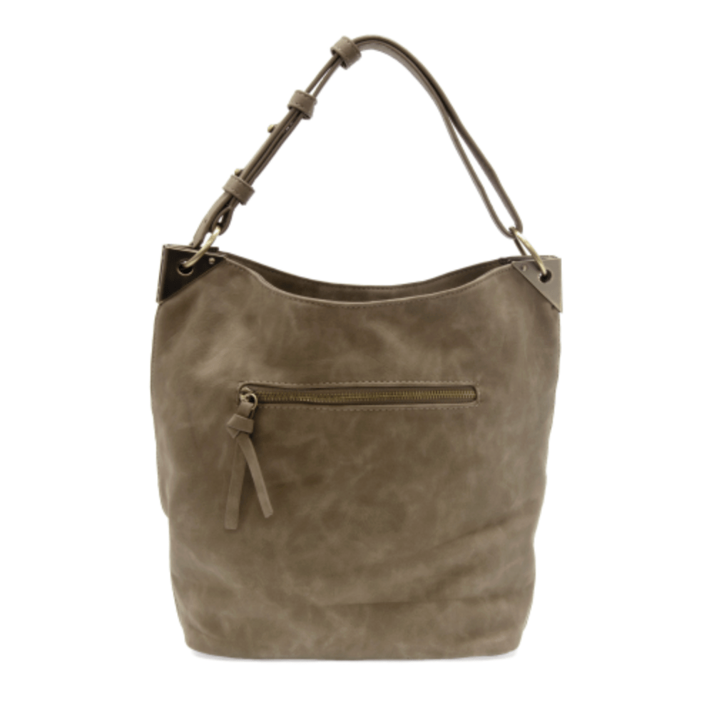 Darcy Zip Front Bucket Bag Purse - Lavender Hills BeautyJoy SusanL8183-00